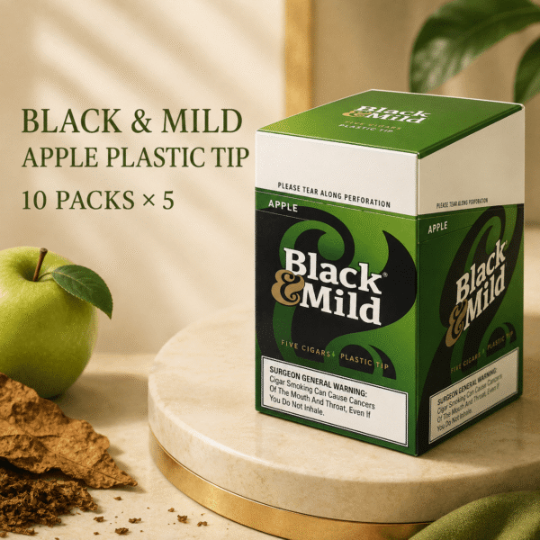 Black and Mild 105 Apple - poster Black and Mild 50PK Plastic