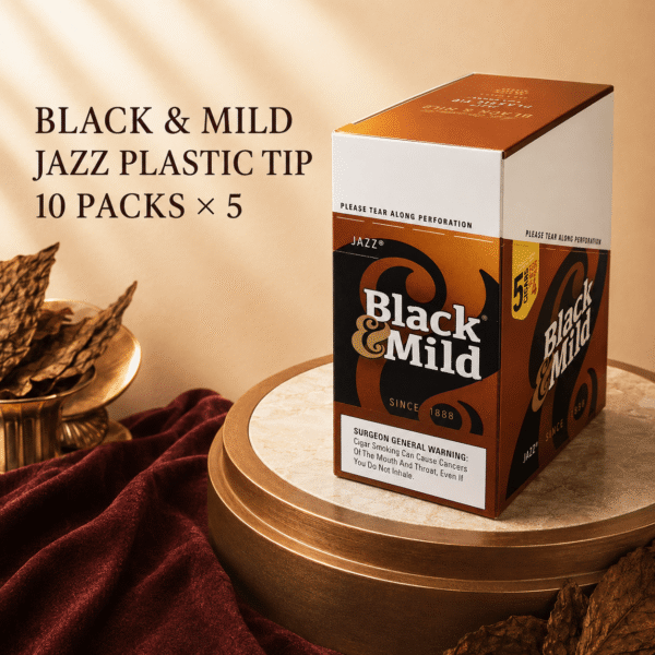 Black and Mild 105 Jazz - poster Black and Mild 50PK Plastic