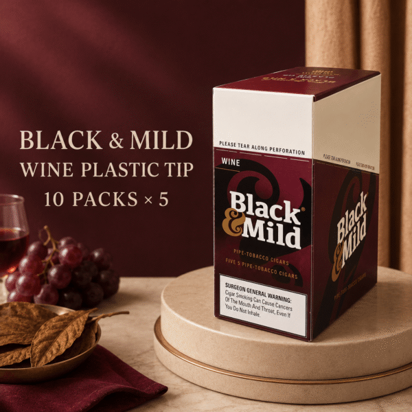 Black and Mild 105 Wine - poster Black and Mild 50PK Plastic