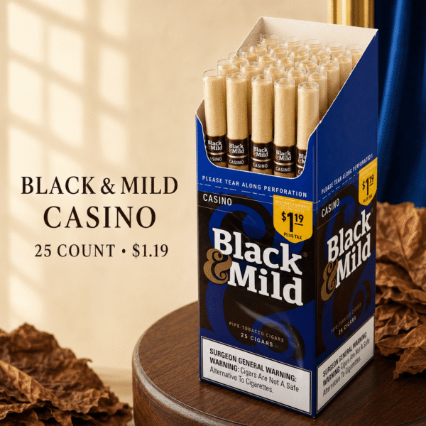 BLACK & MILD 25CT 99¢