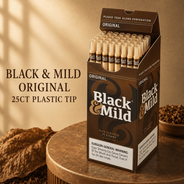 Black and Mild 25ct Original - poster Black and Mild 25ct Plastic Tip