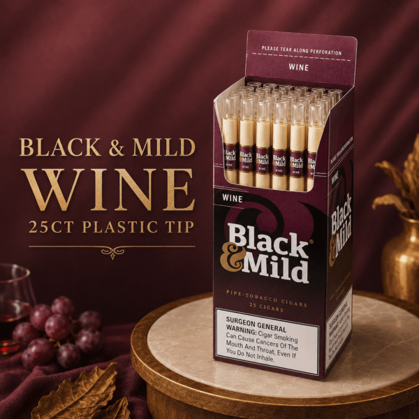 Black and Mild 25ct Wine - poster Black and Mild 25ct Plastic Tip